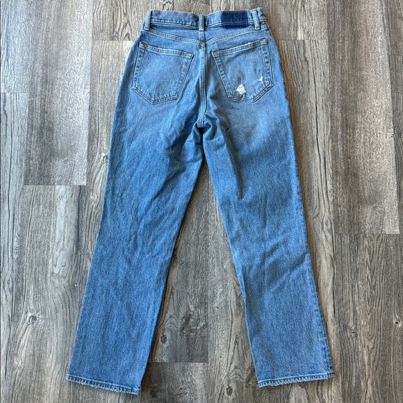 Abercrombie & Fitch Jeans The 90’s Straight Ultra High Rise Curve Love Size 4 - Picture 6 of 9